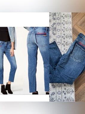 Joe’s The Smith Ankle Embroidered Love ‘Em Denim